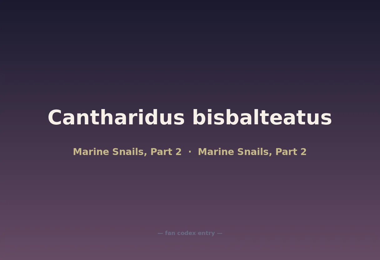 Cantharidus bisbalteatus