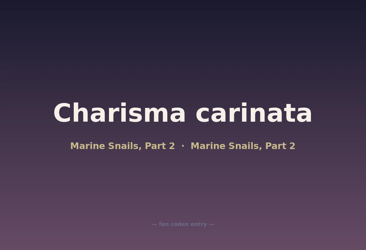 Charisma carinata