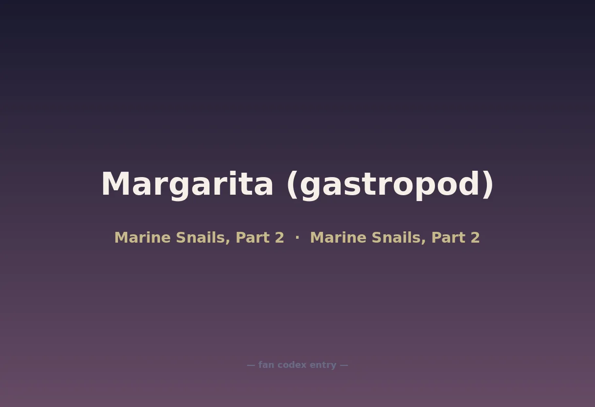 Margarita (gastropod)