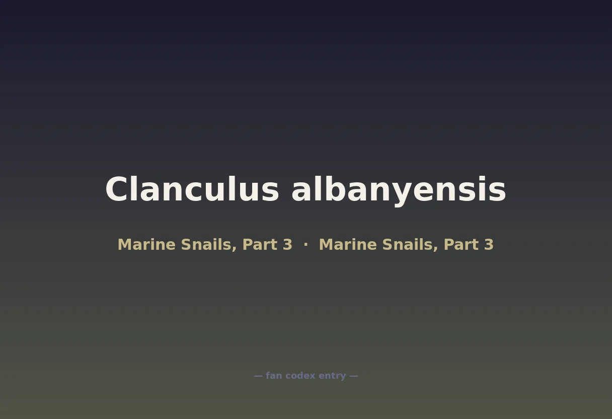 Clanculus albanyensis