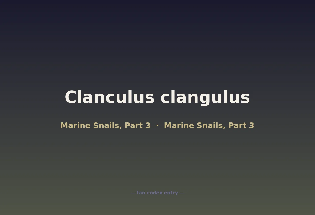 Clanculus clangulus
