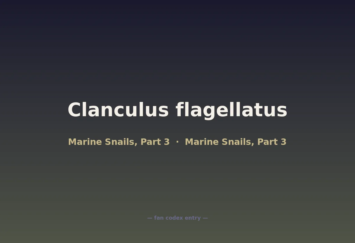 Clanculus flagellatus
