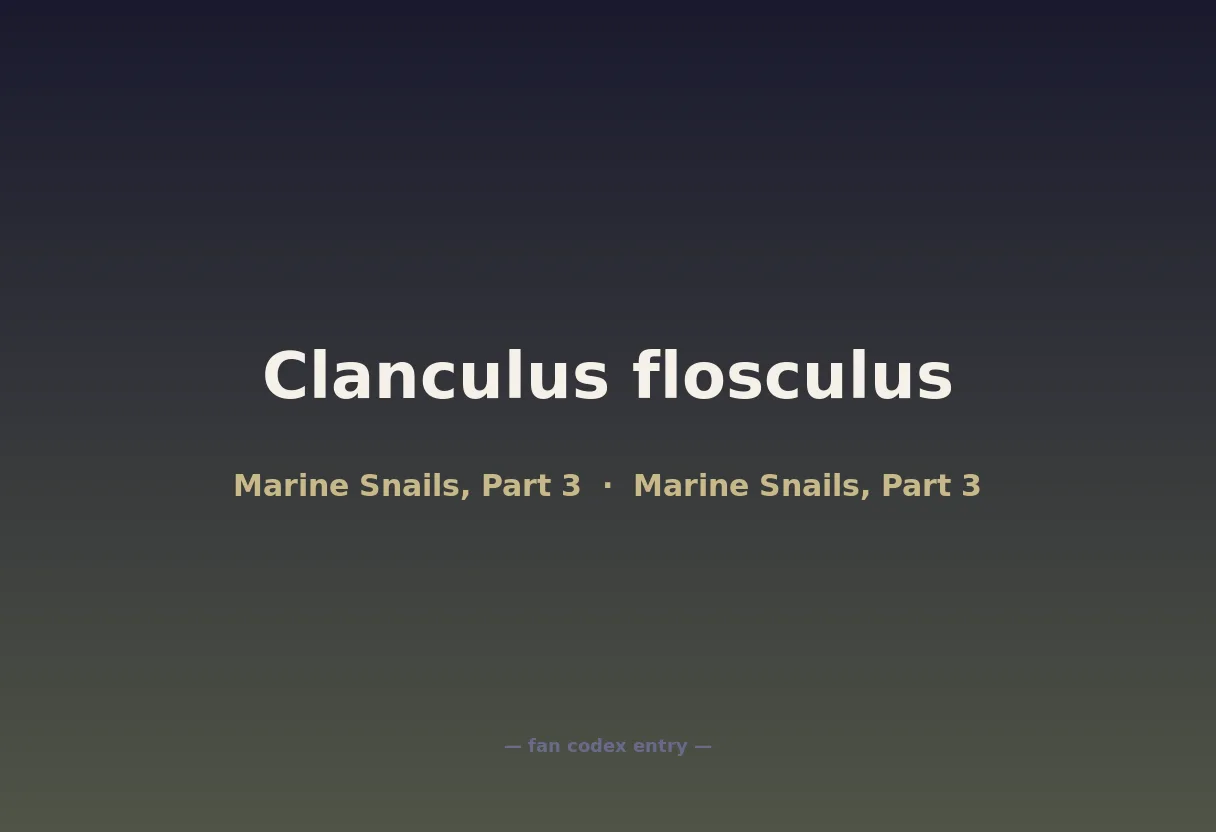 Clanculus flosculus
