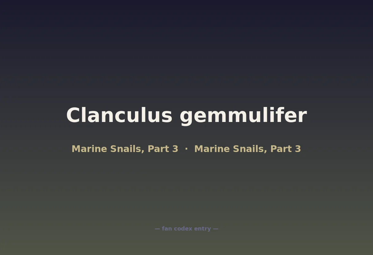 Clanculus gemmulifer