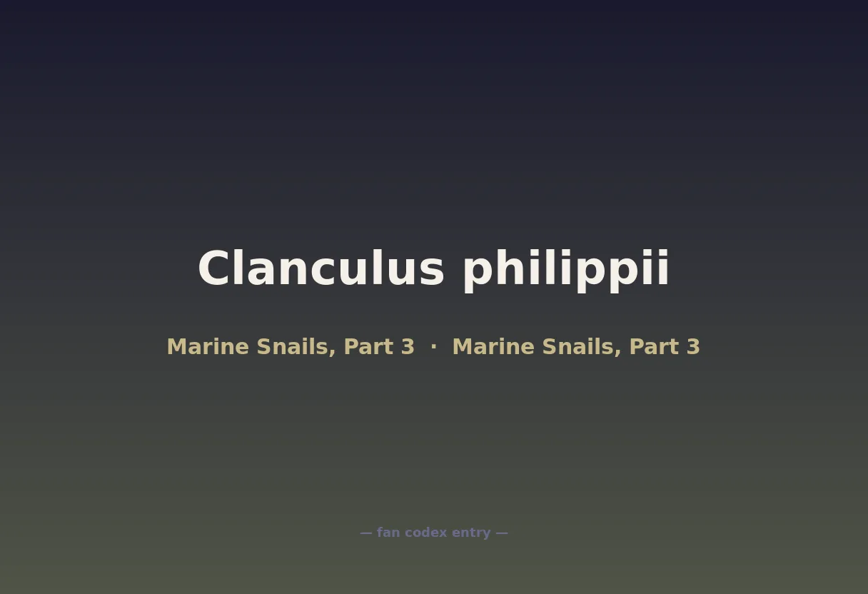 Clanculus philippii