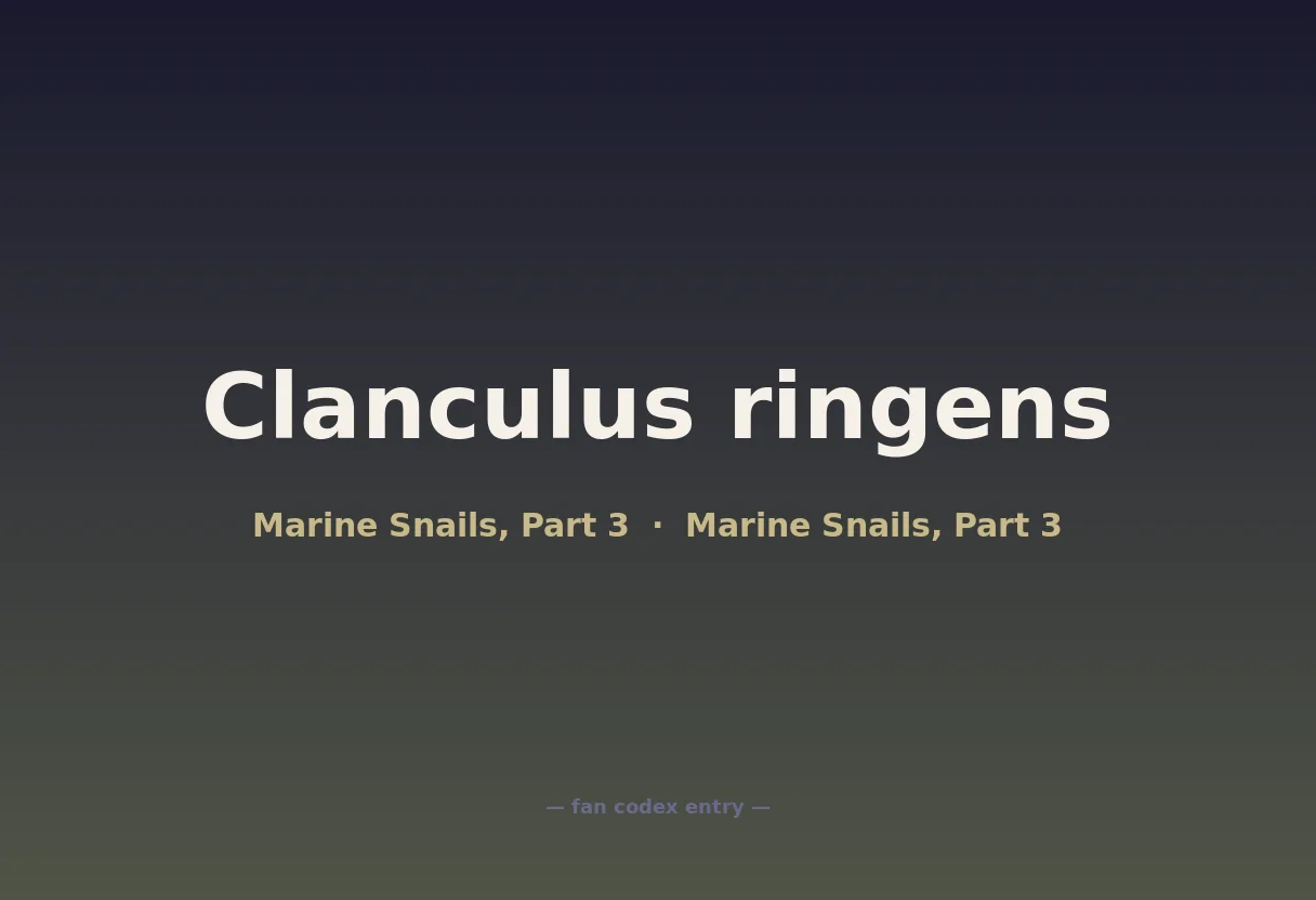 Clanculus ringens