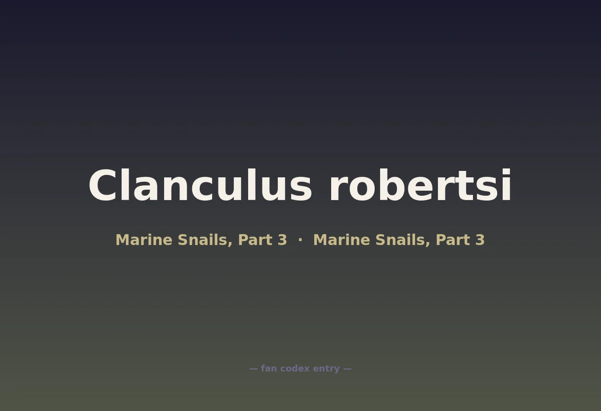 Clanculus robertsi