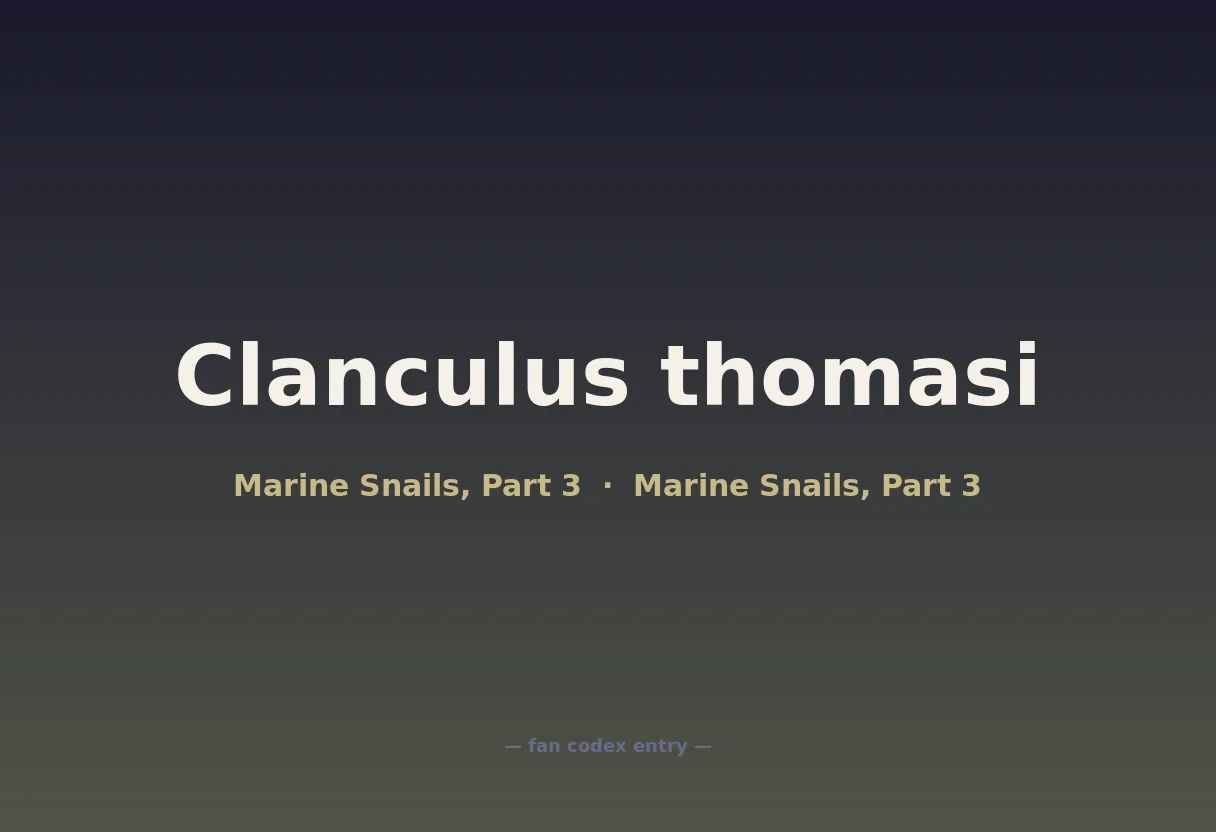 Clanculus thomasi