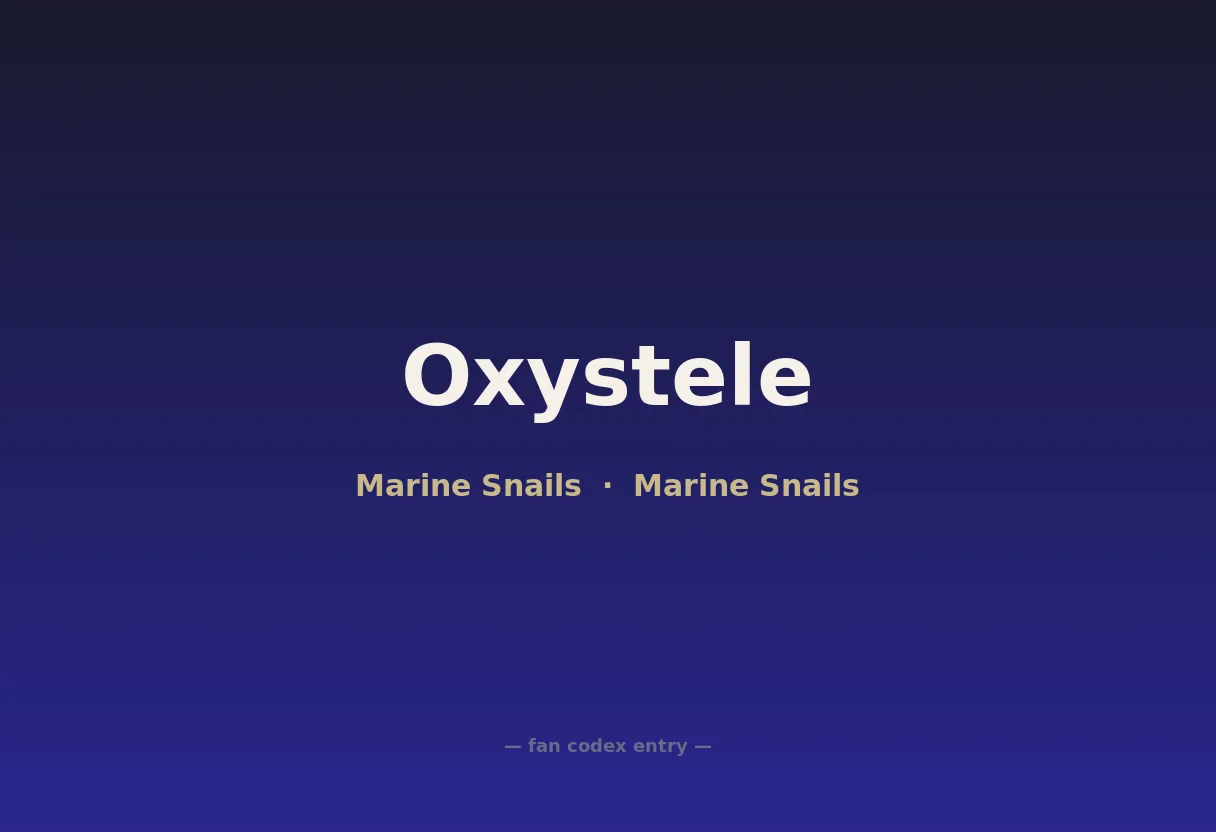 Oxystele