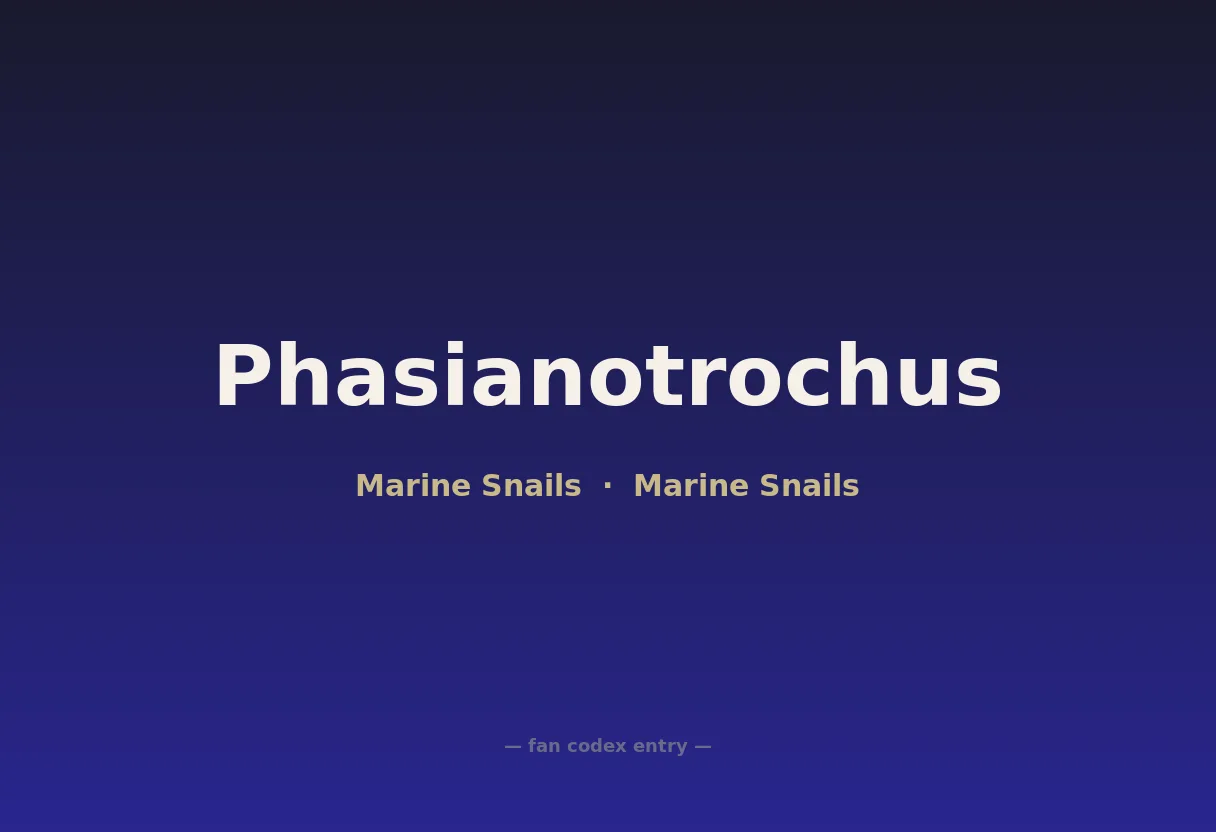 Phasianotrochus