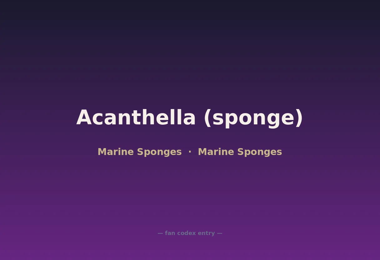 Acanthella (sponge)