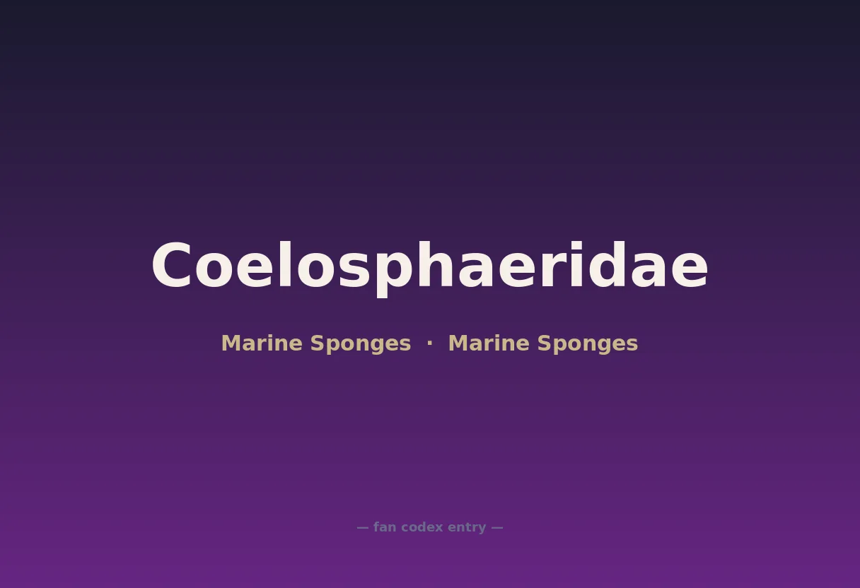 Coelosphaeridae