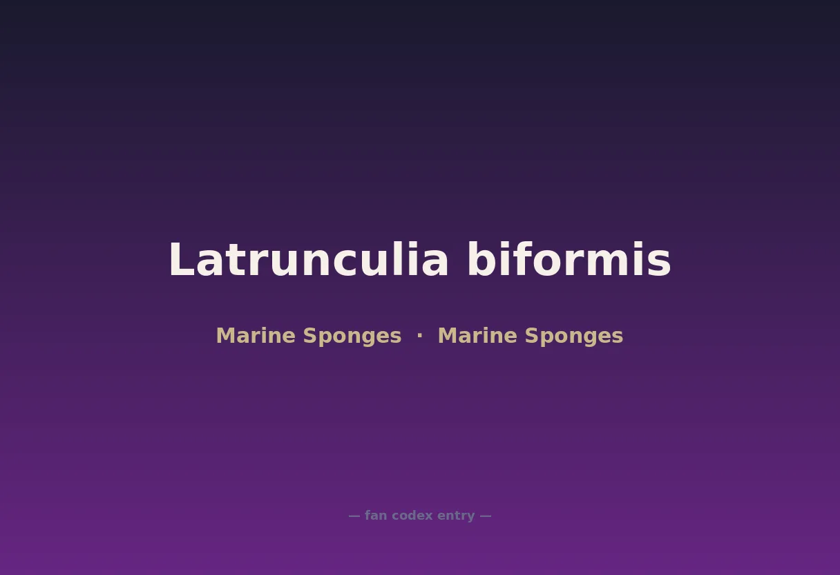 Latrunculia biformis