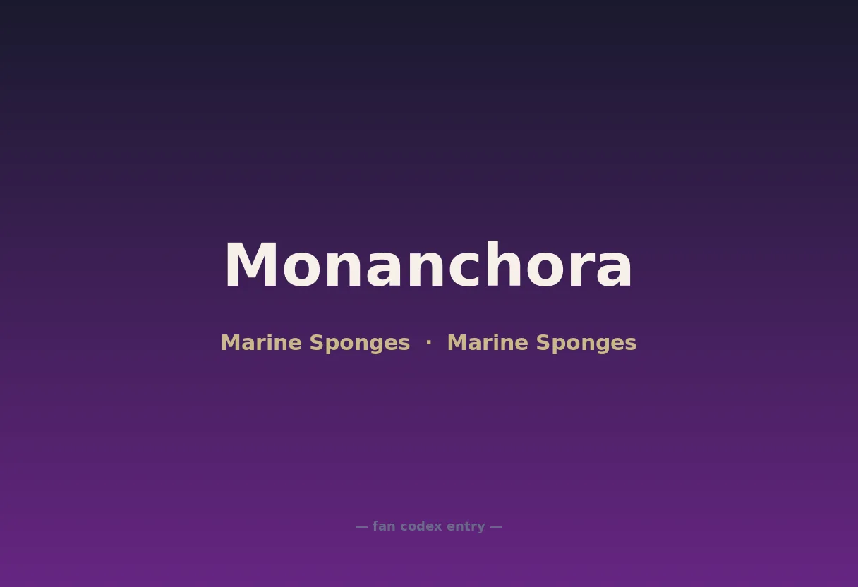 Monanchora