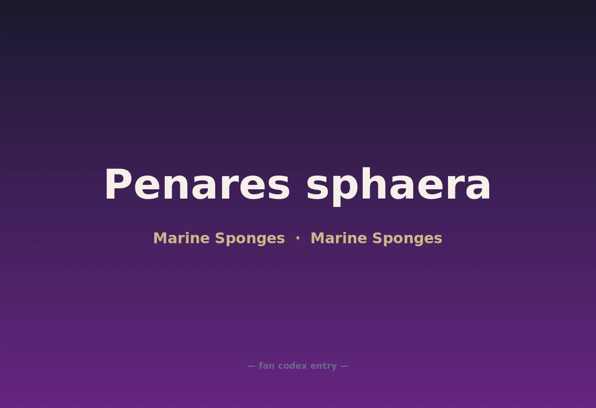 Penares sphaera