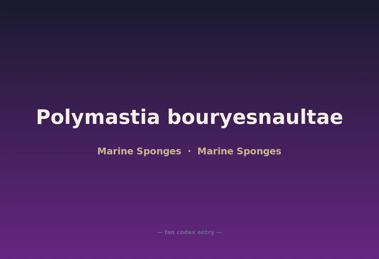 Polymastia bouryesnaultae