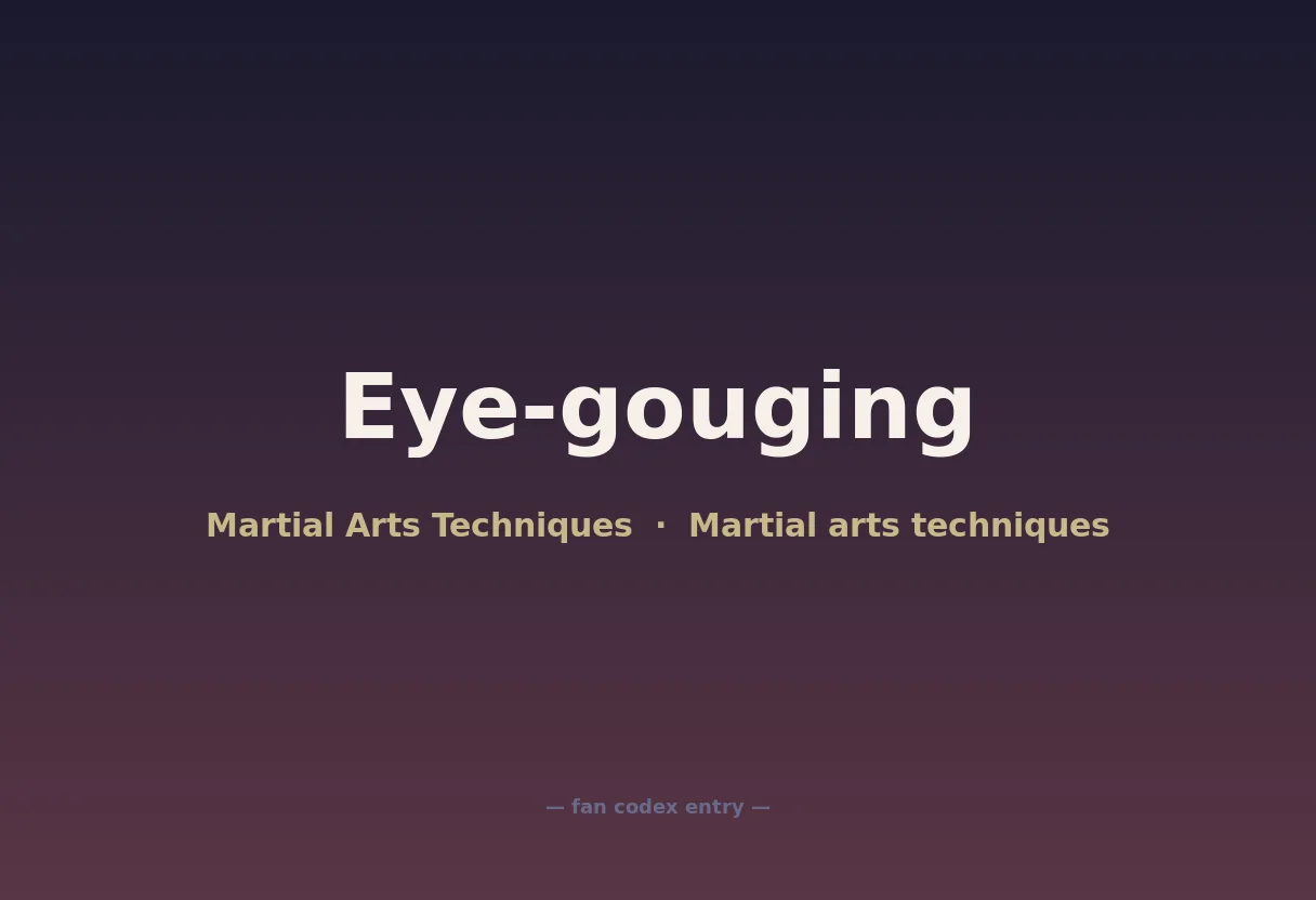 Eye-gouging