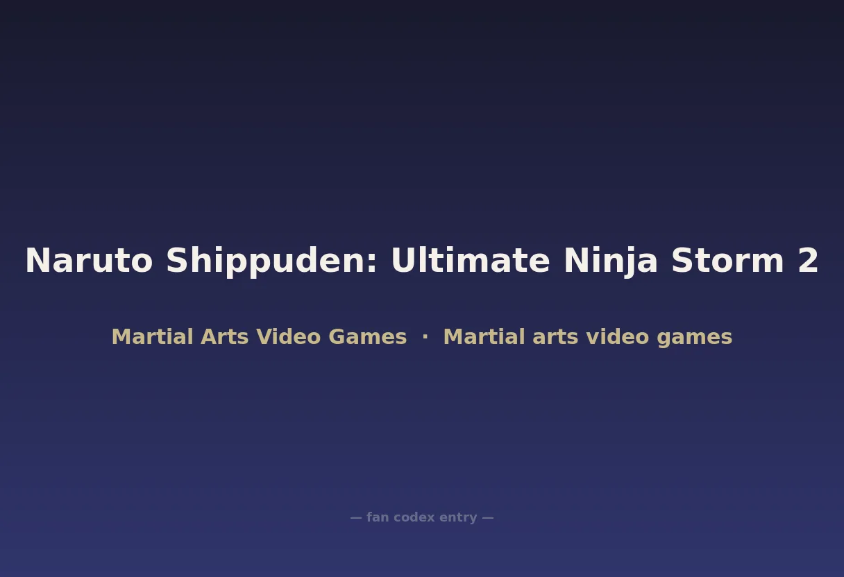 Naruto Shippuden: Ultimate Ninja Storm 2