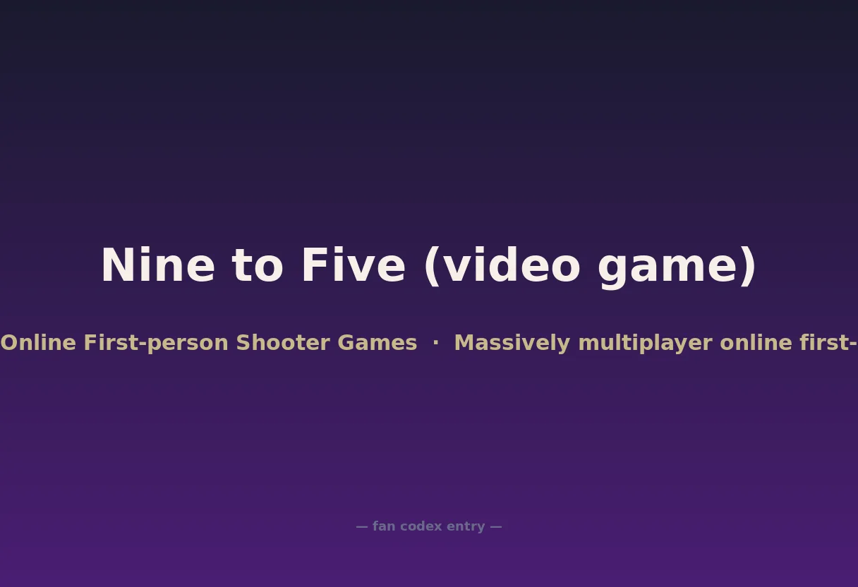 Nine to Five (video game)