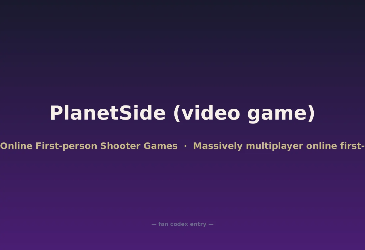PlanetSide (video game)