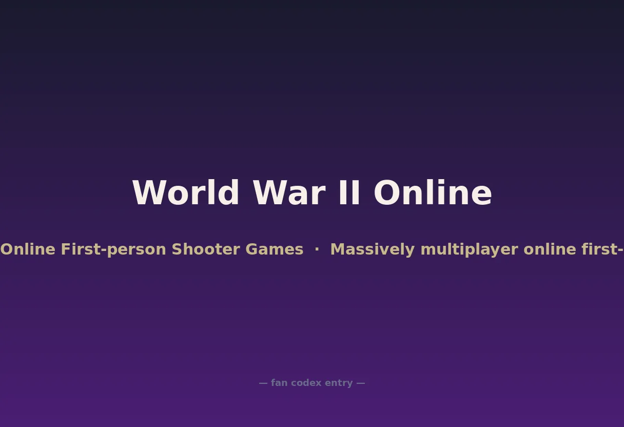 World War II Online