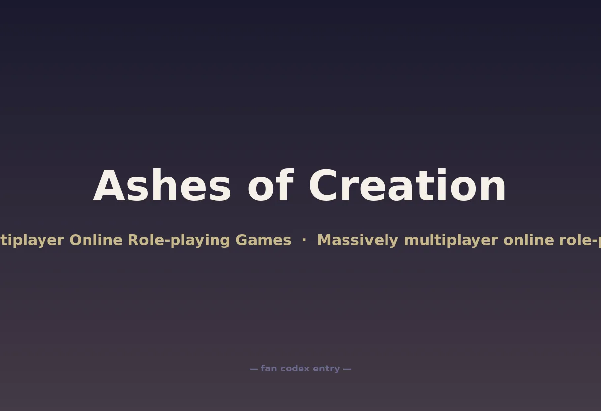 Ashes of Creation