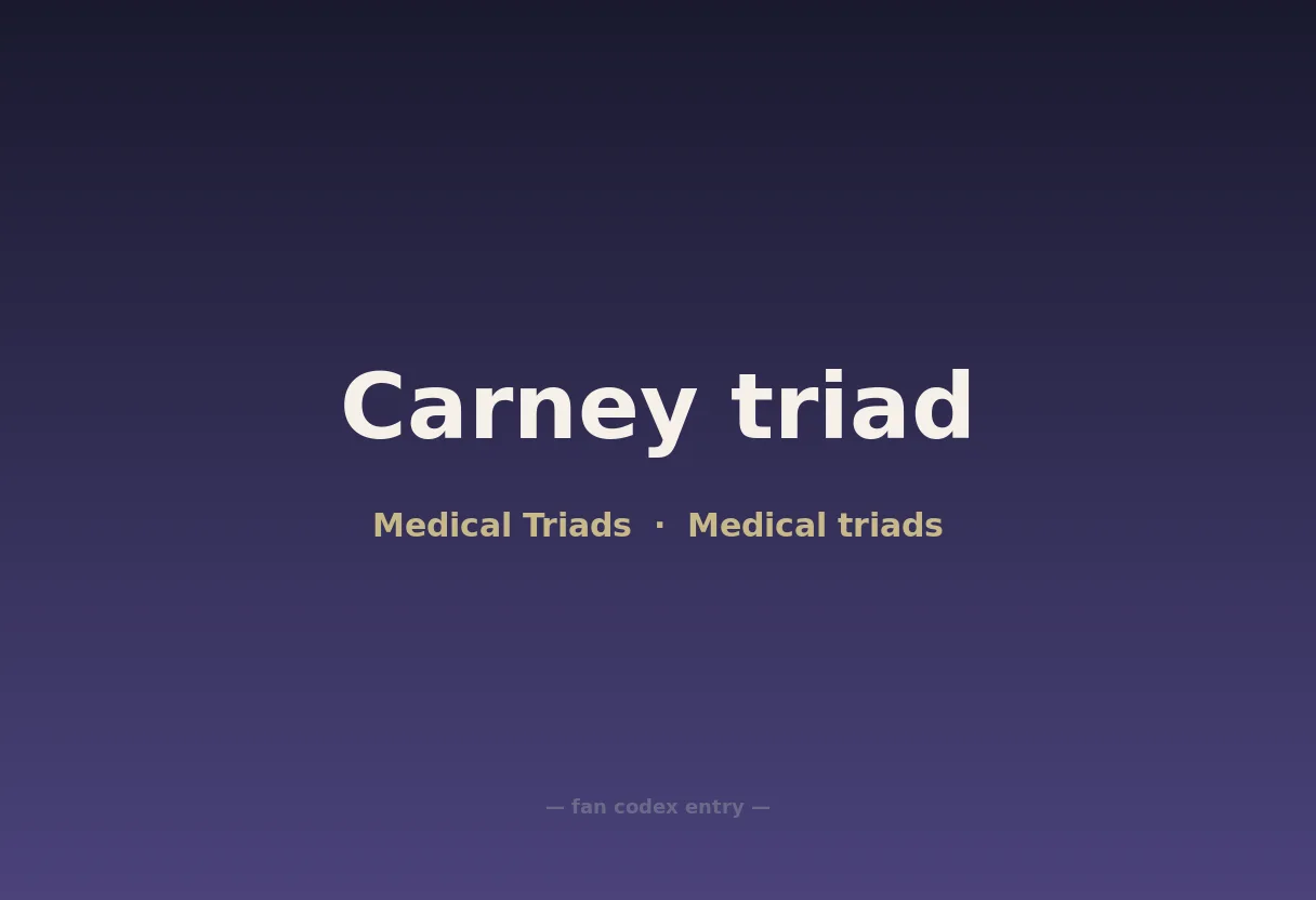 Carney triad