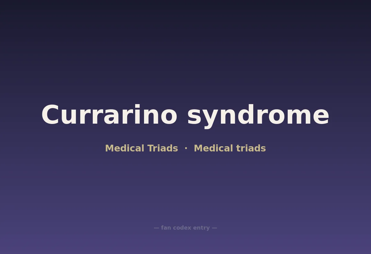 Currarino syndrome