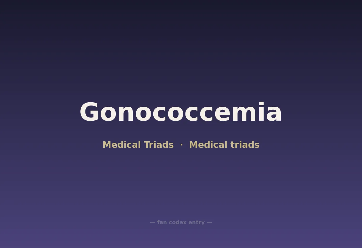 Gonococcemia