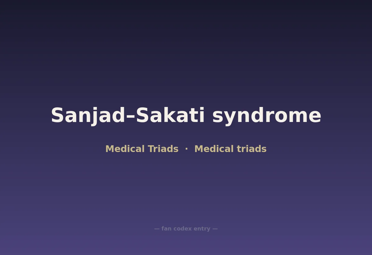 Sanjad–Sakati syndrome