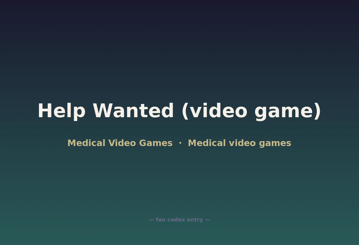 Help Wanted (video game)