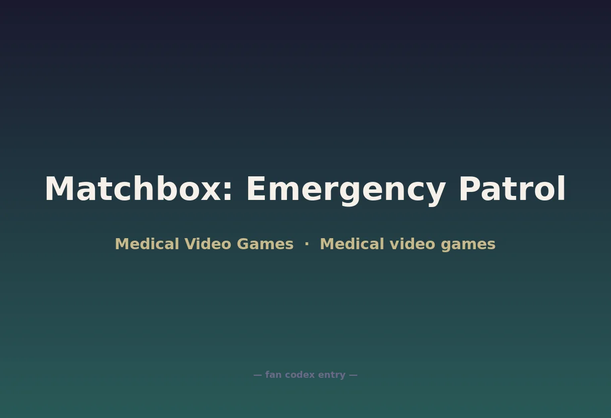 Matchbox: Emergency Patrol