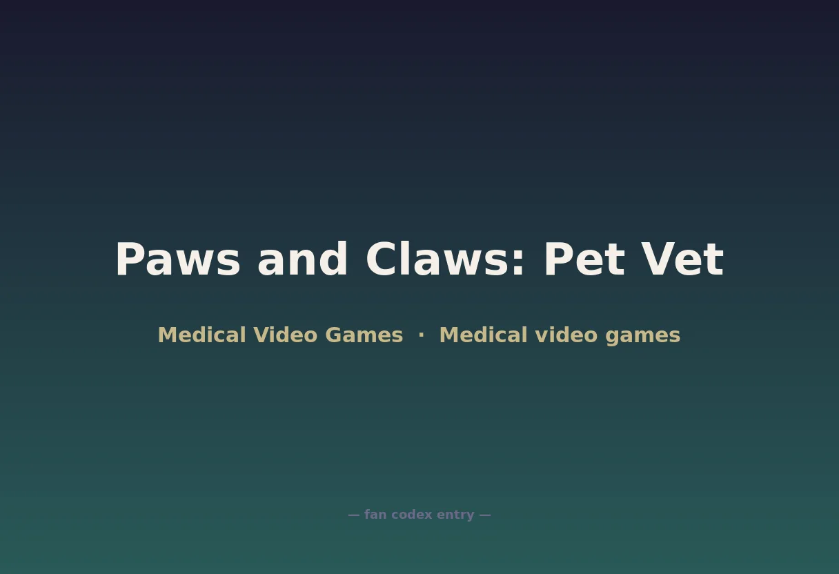 Paws and Claws: Pet Vet
