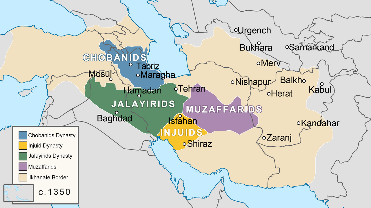Ilkhanate Map
