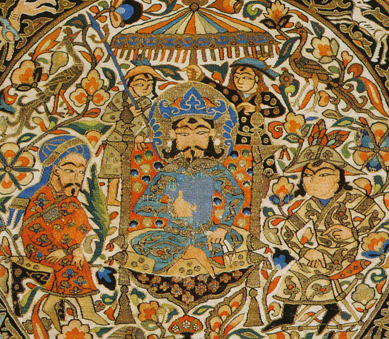 Ilkhanate Silk Circular (detail)
