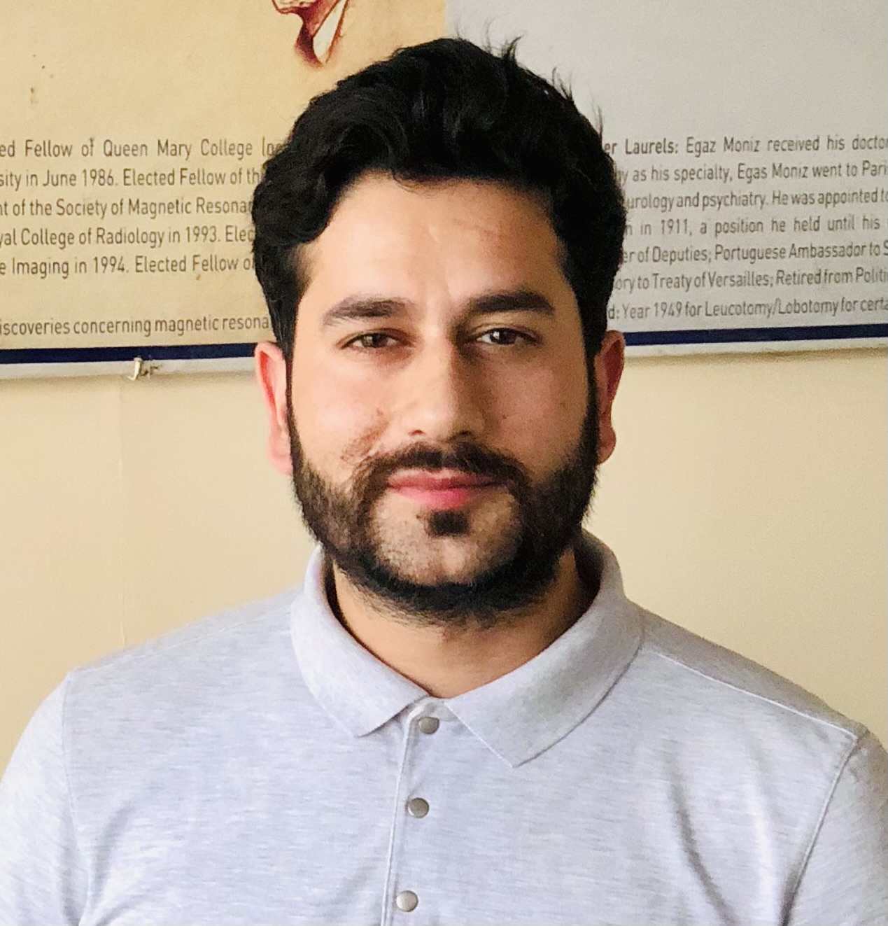 Aasif Ali during his M.Phil. in Clinical Psychology (2018)