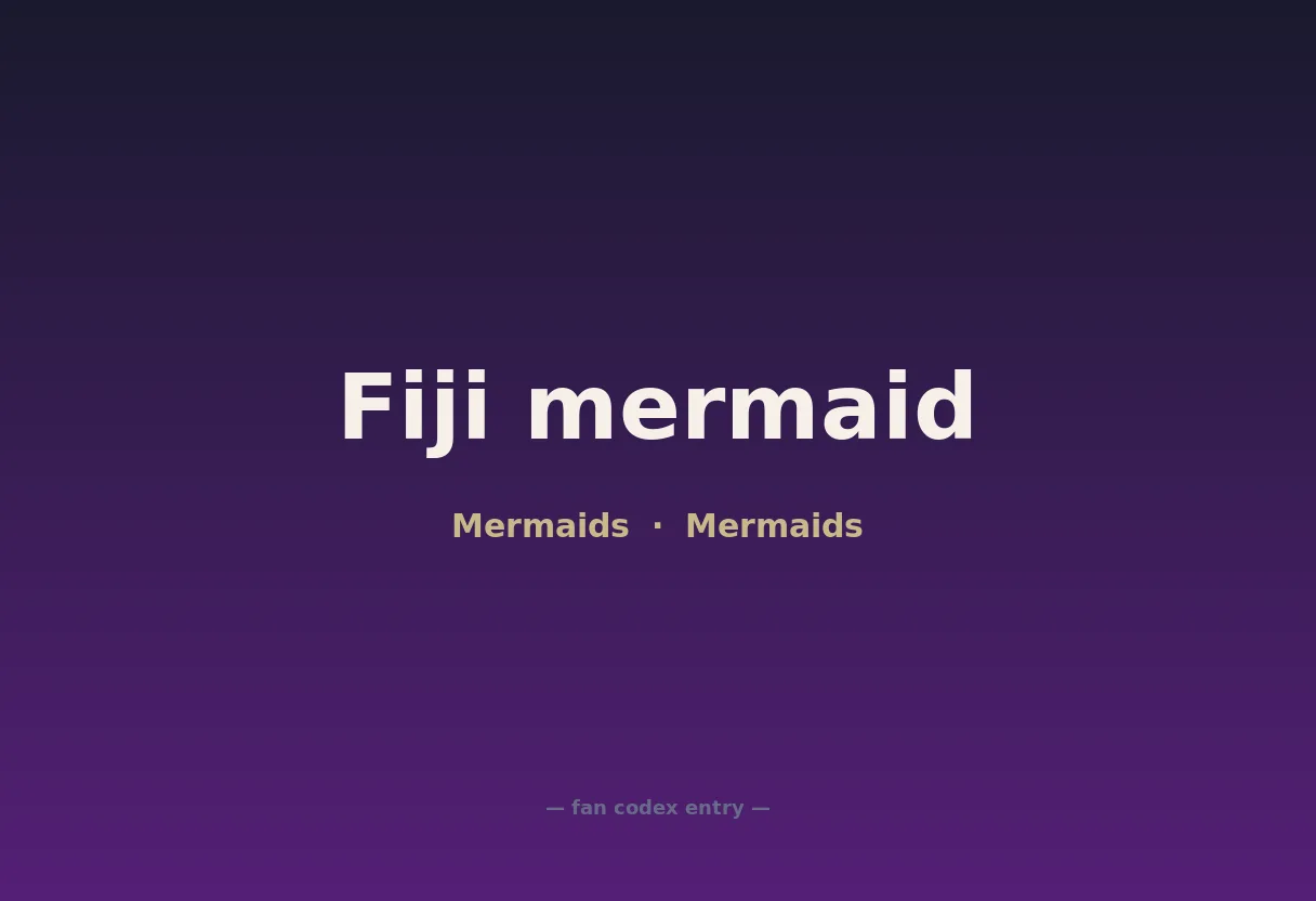 Fiji mermaid