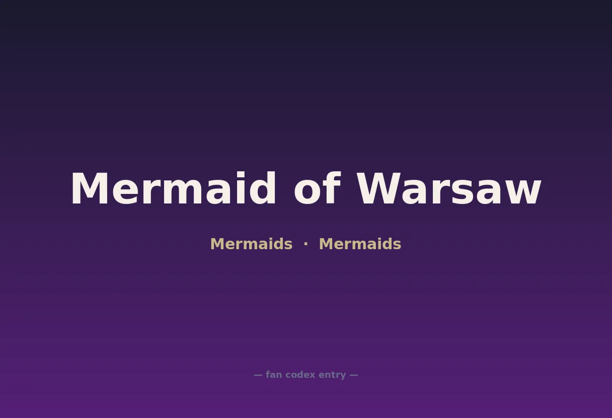 Mermaid of Warsaw