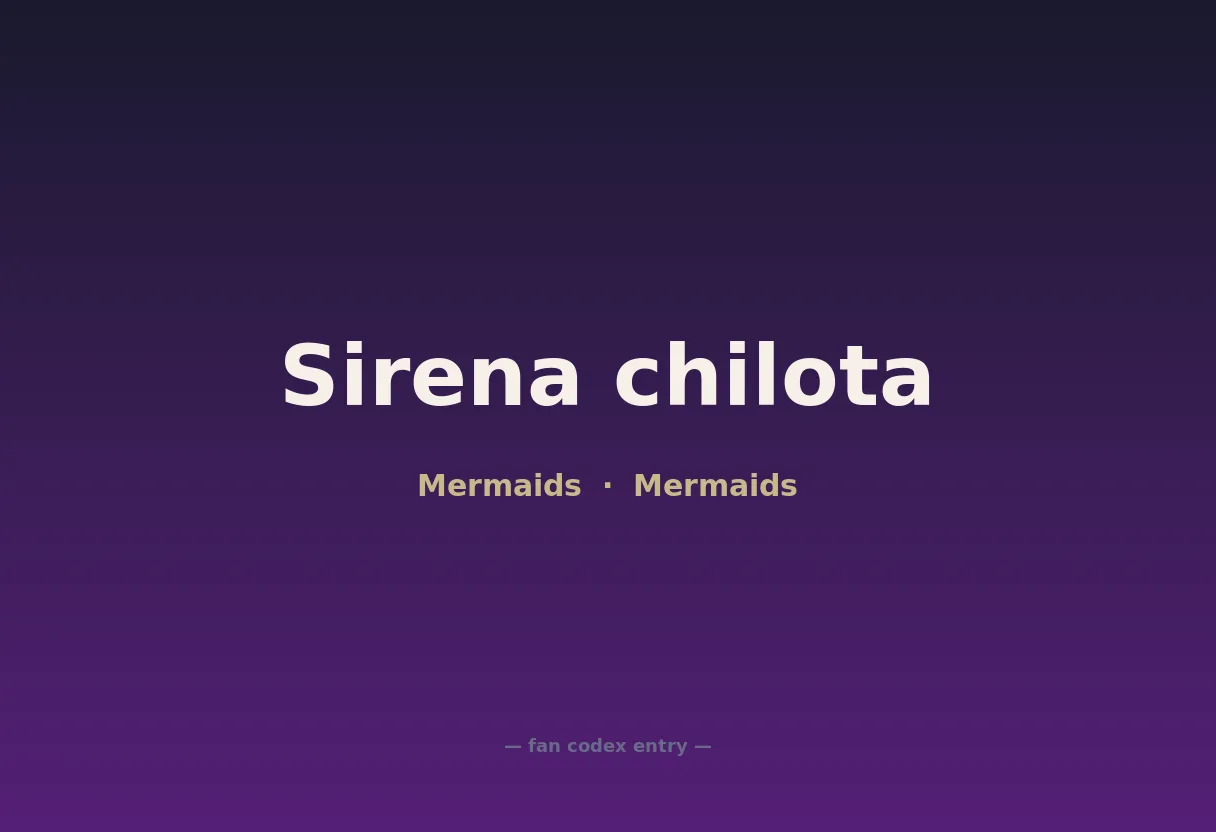 Sirena chilota