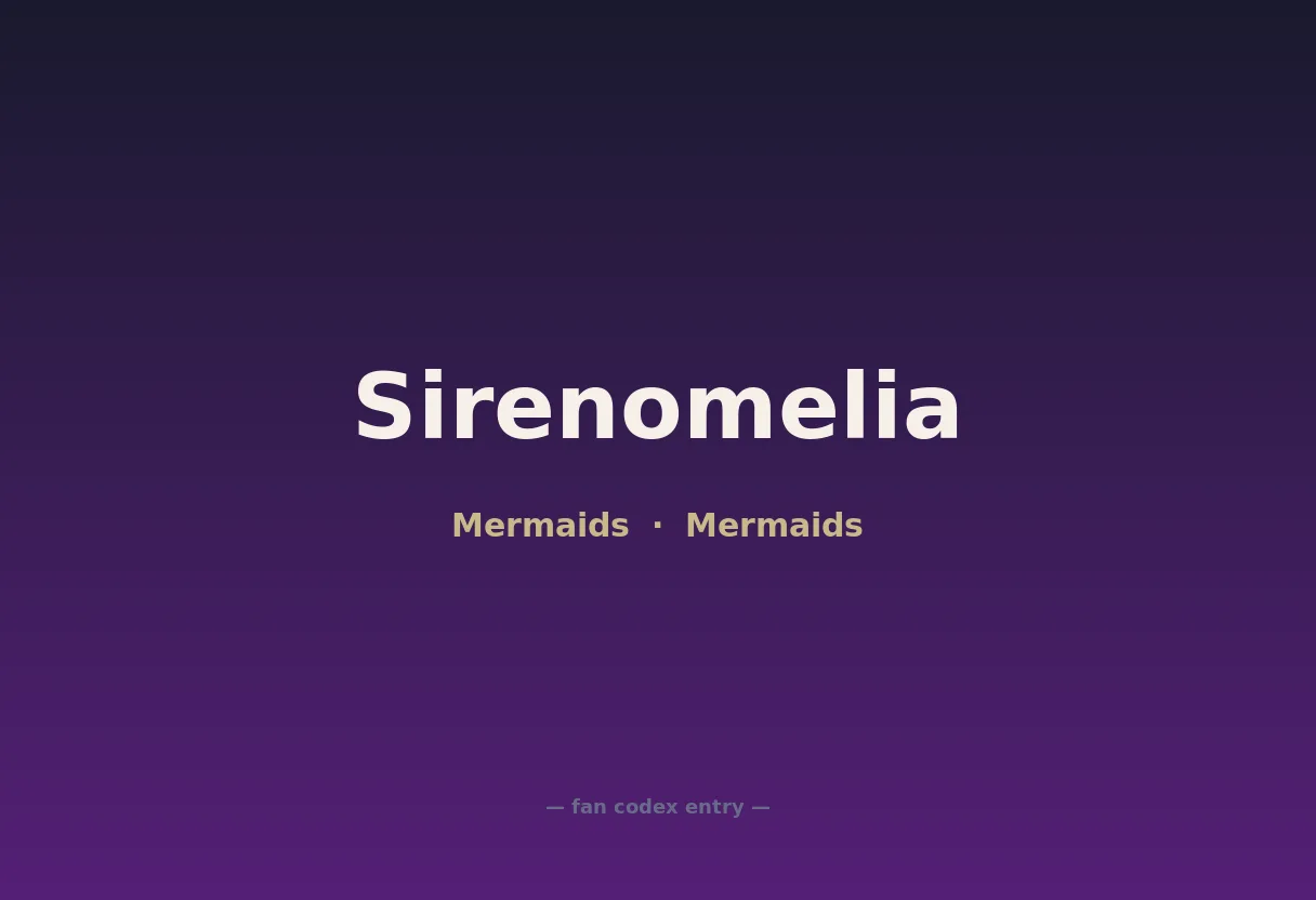 Sirenomelia