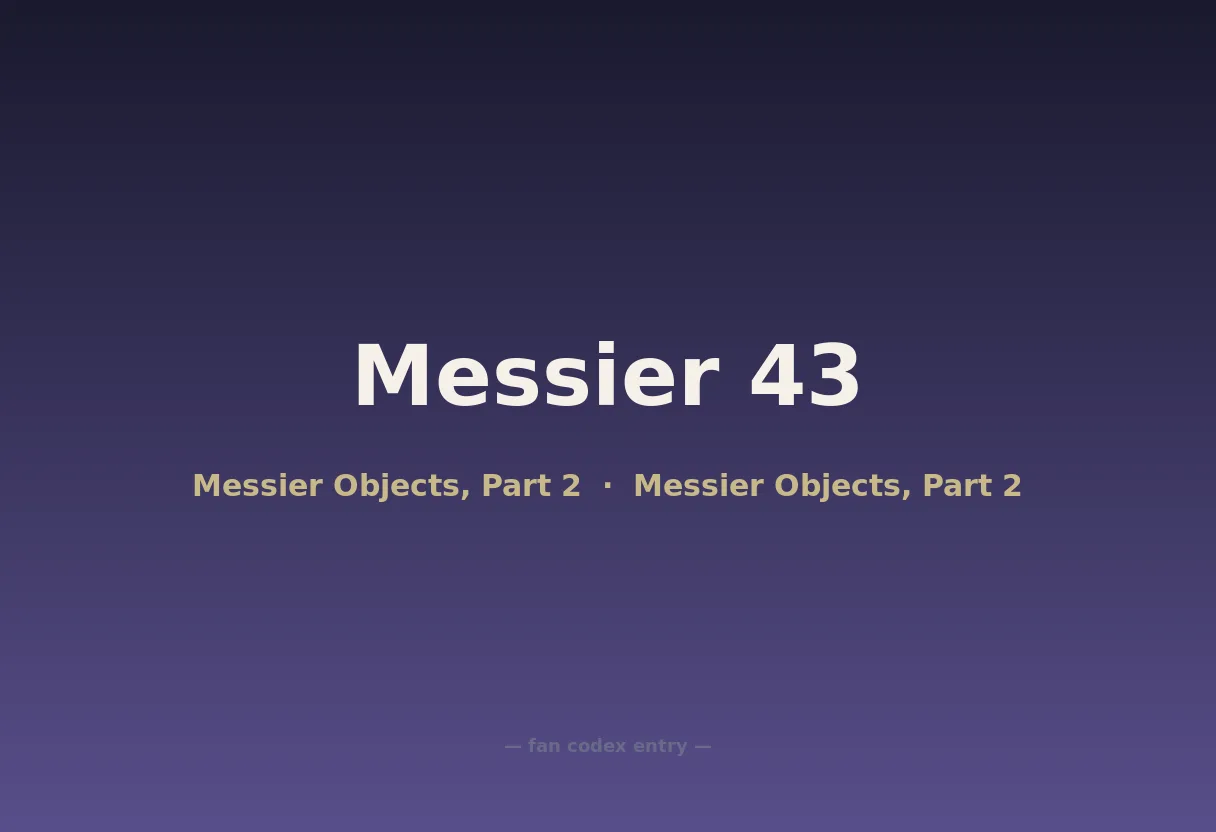 Messier 43
