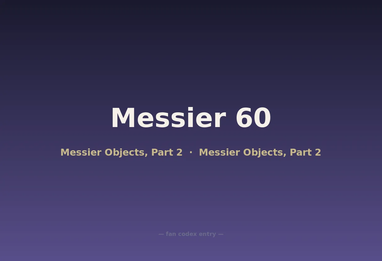 Messier 60