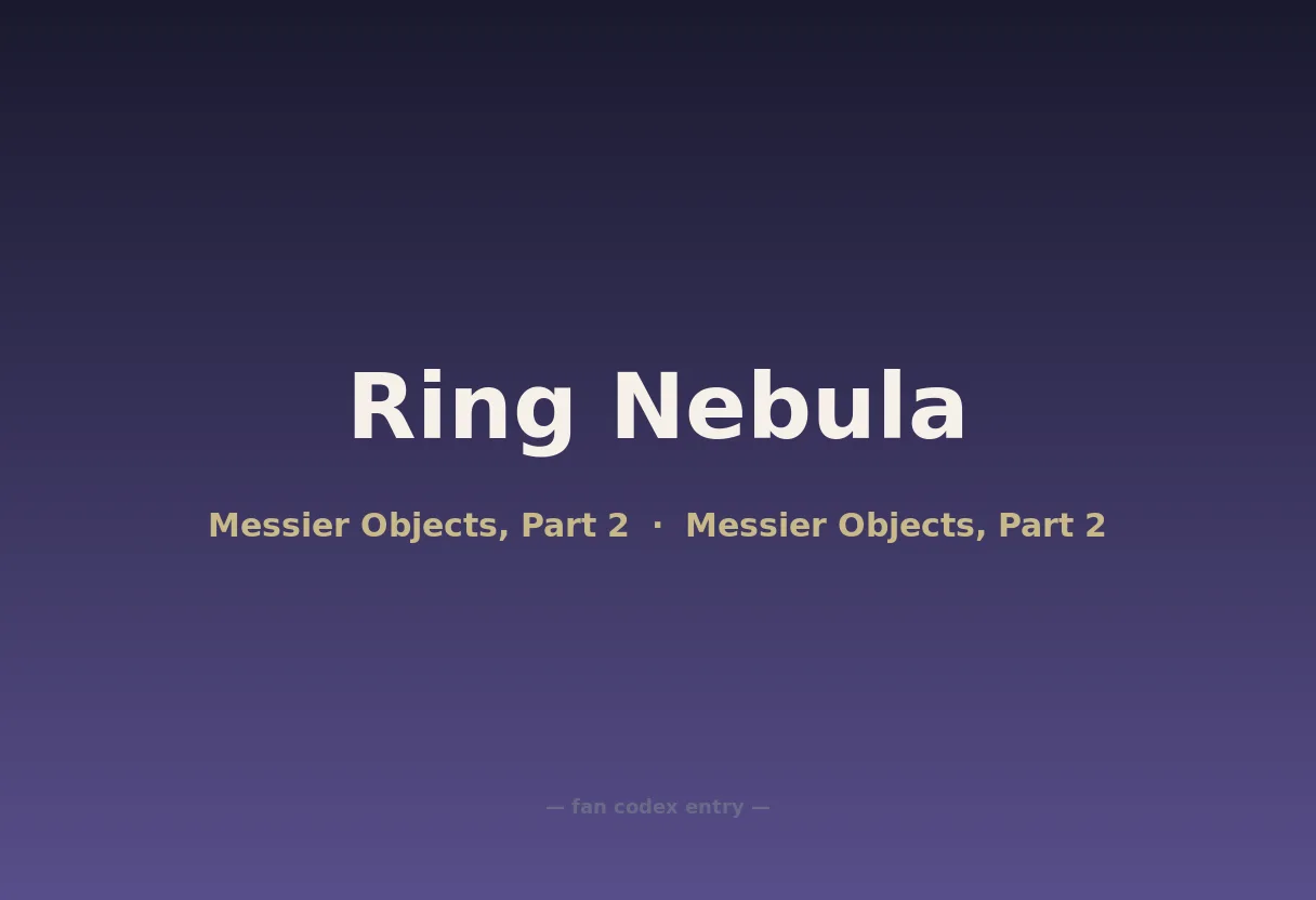 Ring Nebula