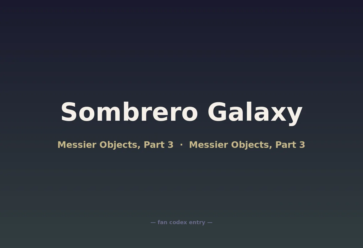 Sombrero Galaxy