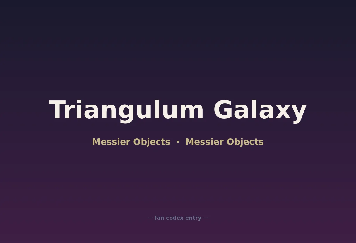 Triangulum Galaxy