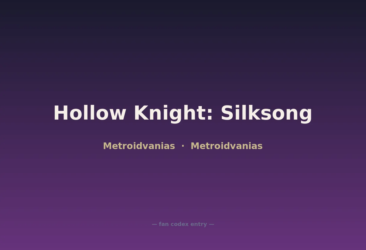 Hollow Knight: Silksong