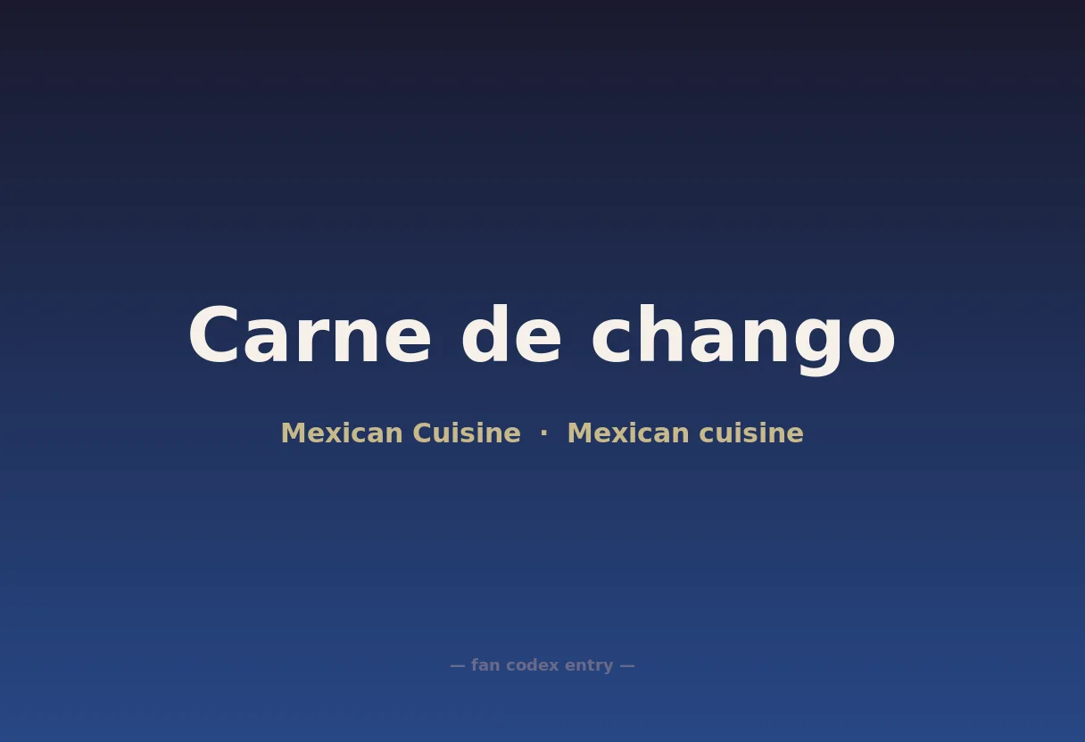 Carne de chango