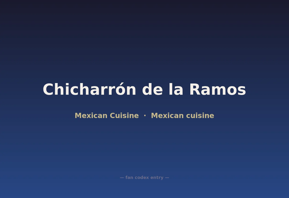 Chicharrón de la Ramos