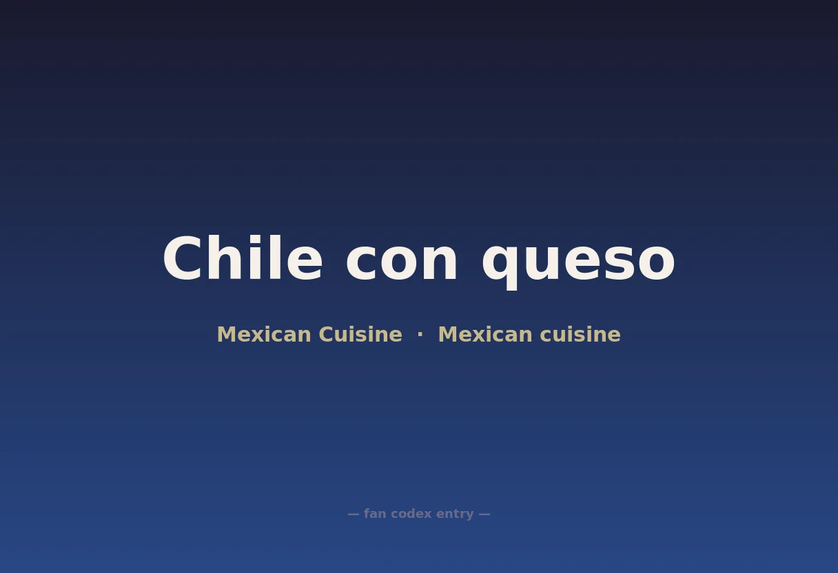 Chile con queso