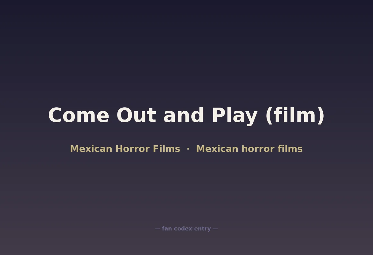 Come Out and Play (film)